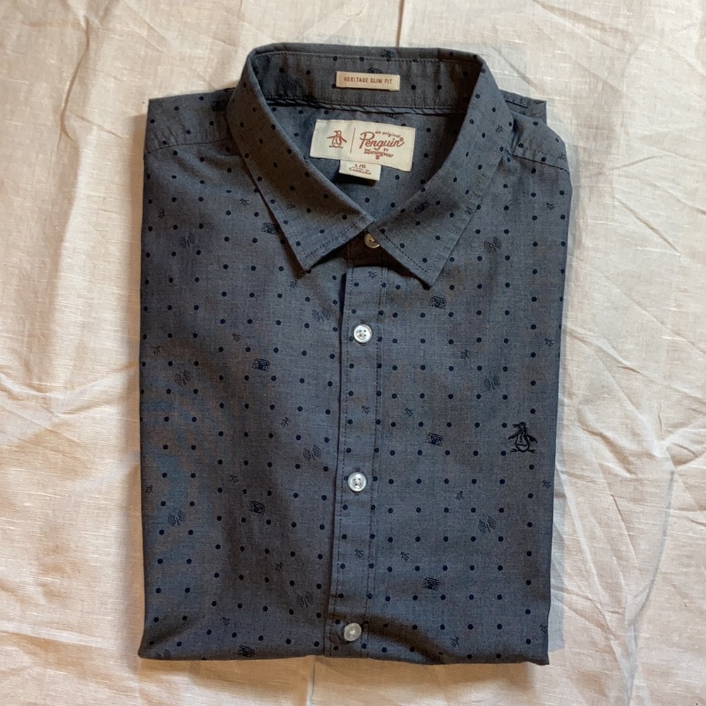 Penguin short sleeve shirt size : M